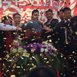 金絲玉瑪瓷磚特惠萬里行攜手電視女王陳數再次登錄溫州站 ?